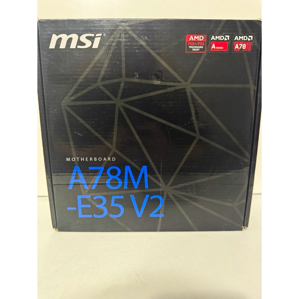 MSI A78M-E35 V2 MicroATX FM2/FM2+ DDR3 HDMI USB 3.0 PCIe x16